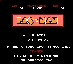 Pac-Man (USA) (Tengen)